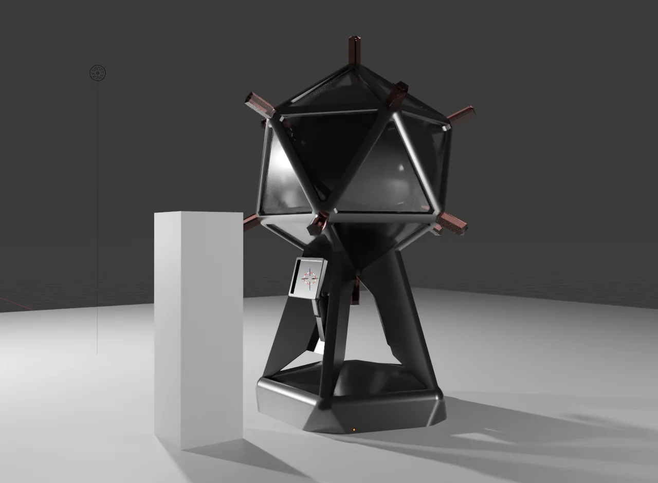 The Shell Emitter dark, in the modeling kit.